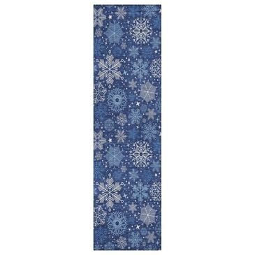 Dalyn Rug Company Wonderland WN31 2"3" x 7"6" Navy Indoor/Outdoor Runner, , large