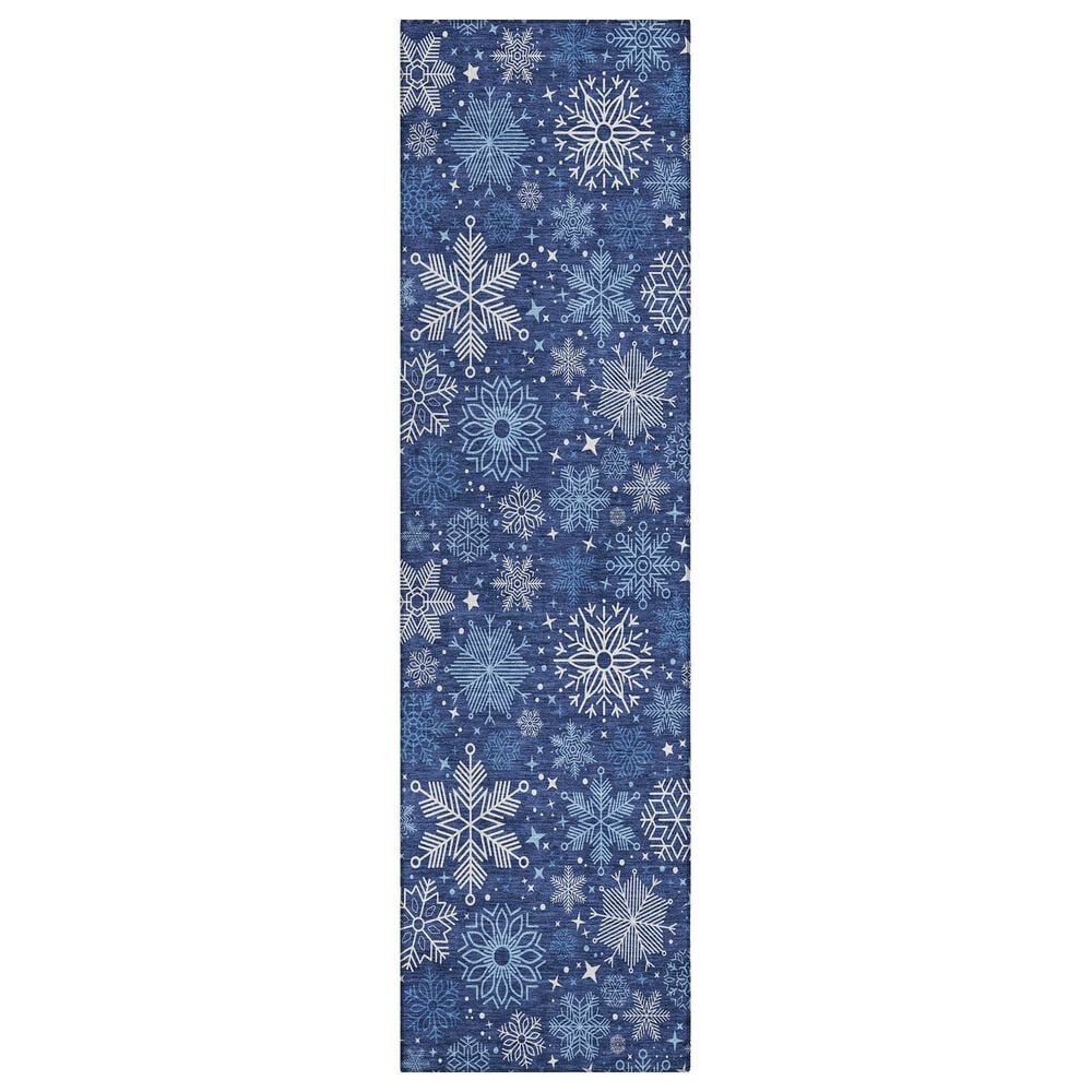 Dalyn Rug Company Wonderland WN31 2"3" x 7"6" Navy Indoor/Outdoor Runner, , large