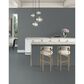 Dal-Tile Color Wheel Matte Chalkboard 13" X 11" Ceramic Mosaic Sheet, , large