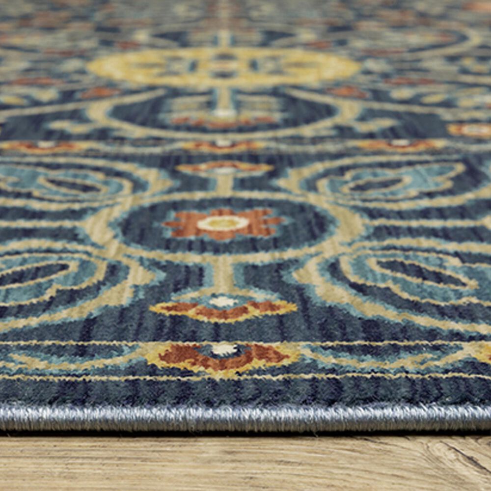 Oriental Weavers Francesca FR11B 6&#39;7&quot; x 9&#39;6&quot; Blue Area Rug, , large