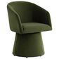 37B Etta Swivel Dining Arm Chair in Moss Green, , large