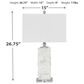 Ashley Malise Alabaster Table Lamp in White, , large