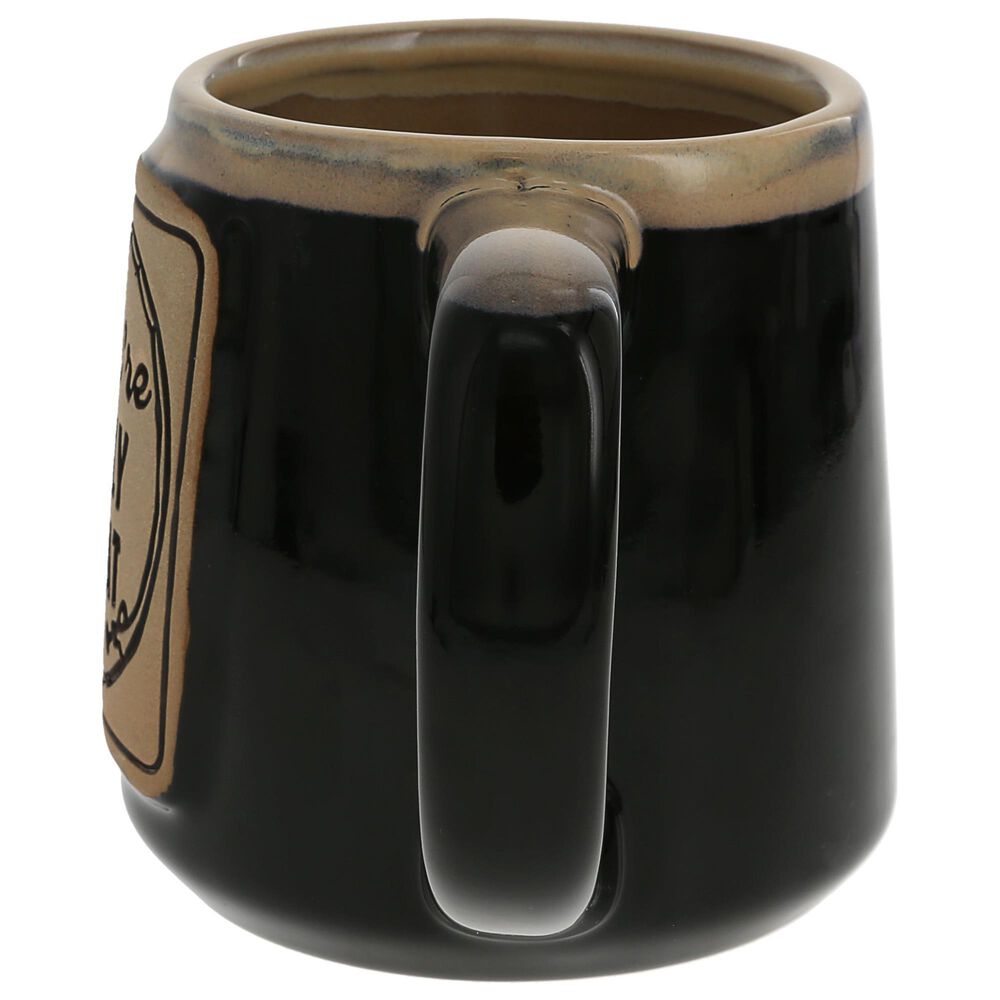 Pavilion Reely Great 16 Oz Mug in Black and Cream, , large