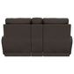 Catnapper Fredda Power Reclining Console Loveseat with Power Headrests in Coffee, , large