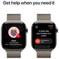 Apple Watch Series 10 GPS + Cellular 42mm Natural Titanium Case with Natural Milanese Loop, , large
