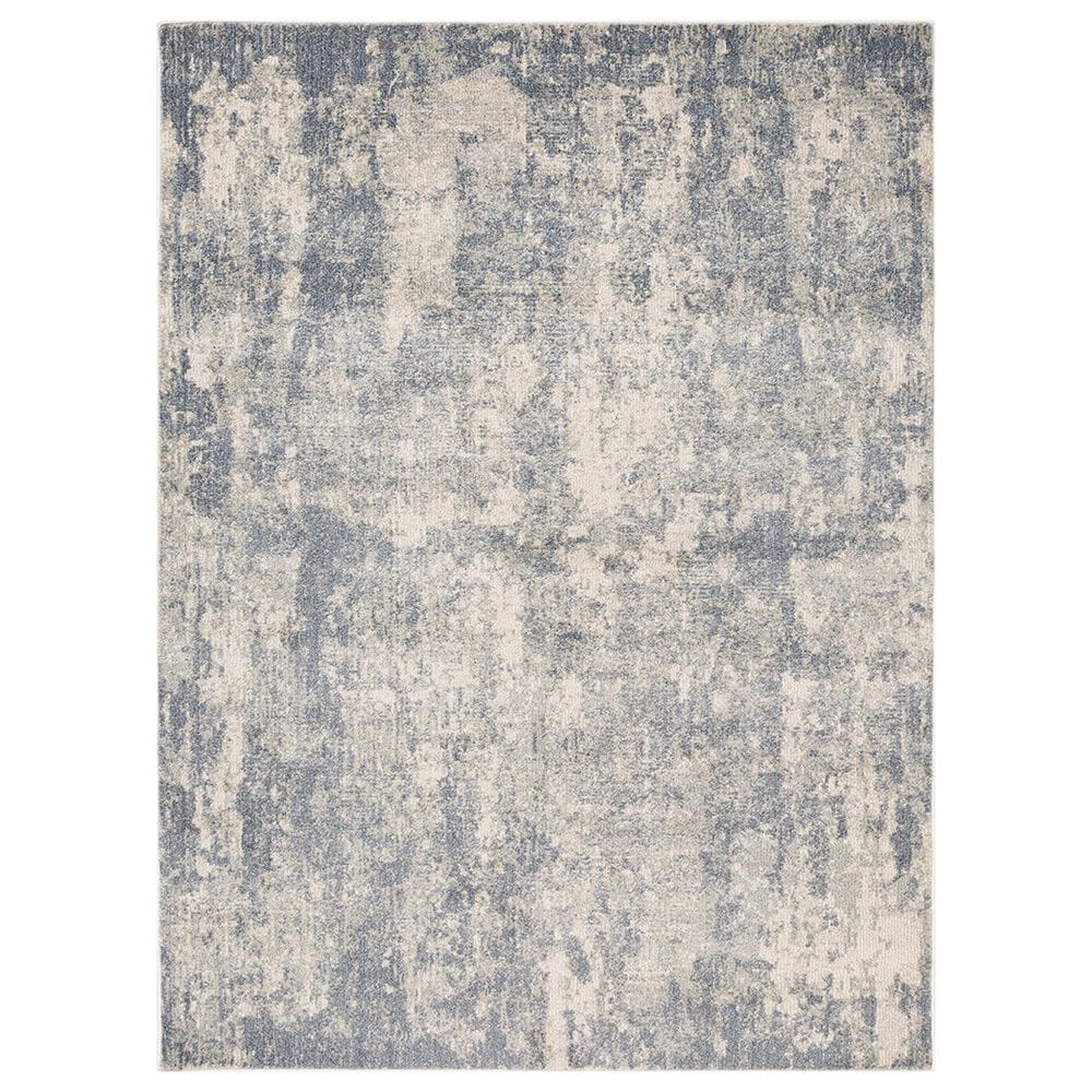 Amer Rugs Jordan 6"7" x 9" Light Gray Area Rug, , large