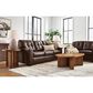 Ashley Santorine Stationary Sofa in Dark Brown, , large