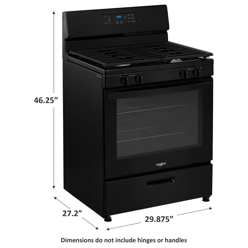 Whirlpool 30&#39;&#39; Manual Clean Gas Range, , large