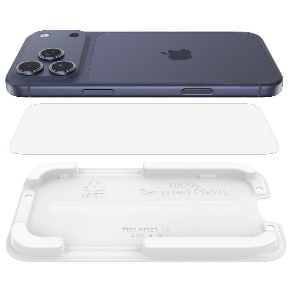 Belkin Glass Screen Protector with EZ Tray for Apple iPhone 17 Pro Max/18 Pro Max in Clear, , large