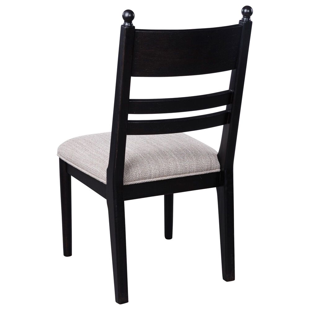 Ashley Greddinton Upholstered Dining Side Chair in Black, , large