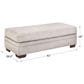 Northwestern Bailey Storage Ottoman in Cream, , large