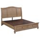 Riva Ridge Oxford 3-Piece California King Sleigh Storage Bedroom Set in Tan with USB Ports, , large