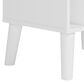 Ashley Piperton Nightstand in White and Brown, , large