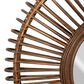 Maple and Jade 30" Round Wall Mirror in Matte Brown, , large