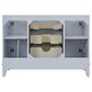 37B Fenwick 48" Single Bathroom Vanity in Soft Blue with Glossy White Composite Stone Top and Backsplash, , large