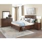 Hawthorne Furniture San Mateo 4 Piece Queen Storage Bedroom Set in Tuscan, , large