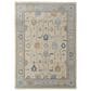 Feizy Karina 2" x 3" Ivory, Blue and Tan Area Rug, , large