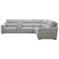 Interlochen 6-Piece Leather Reclining Sectional with Power Headrests, , large