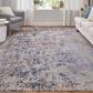 Feizy Pryor 5" x 8" Blue and Multicolor Area Rug, , large