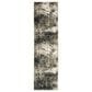 Oriental Weavers Venice Rimini 2"3" x 7"6" Charcoal and Beige Runner, , large