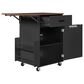 HOMLUX 39" Outdoor Kitchen Island in Black, , large