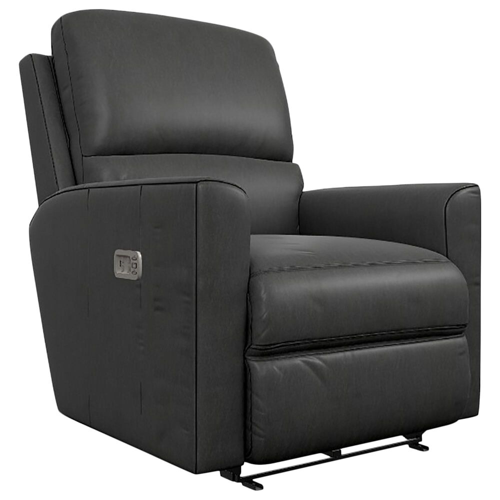 La-Z-Boy Wynne Power Recliner with Power Headrest and Lumbar in Licorice, , large