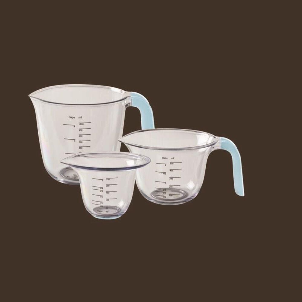 KitchenAid Gourmet 3-Piece Measuring Jug Set in Mineral Water, , large