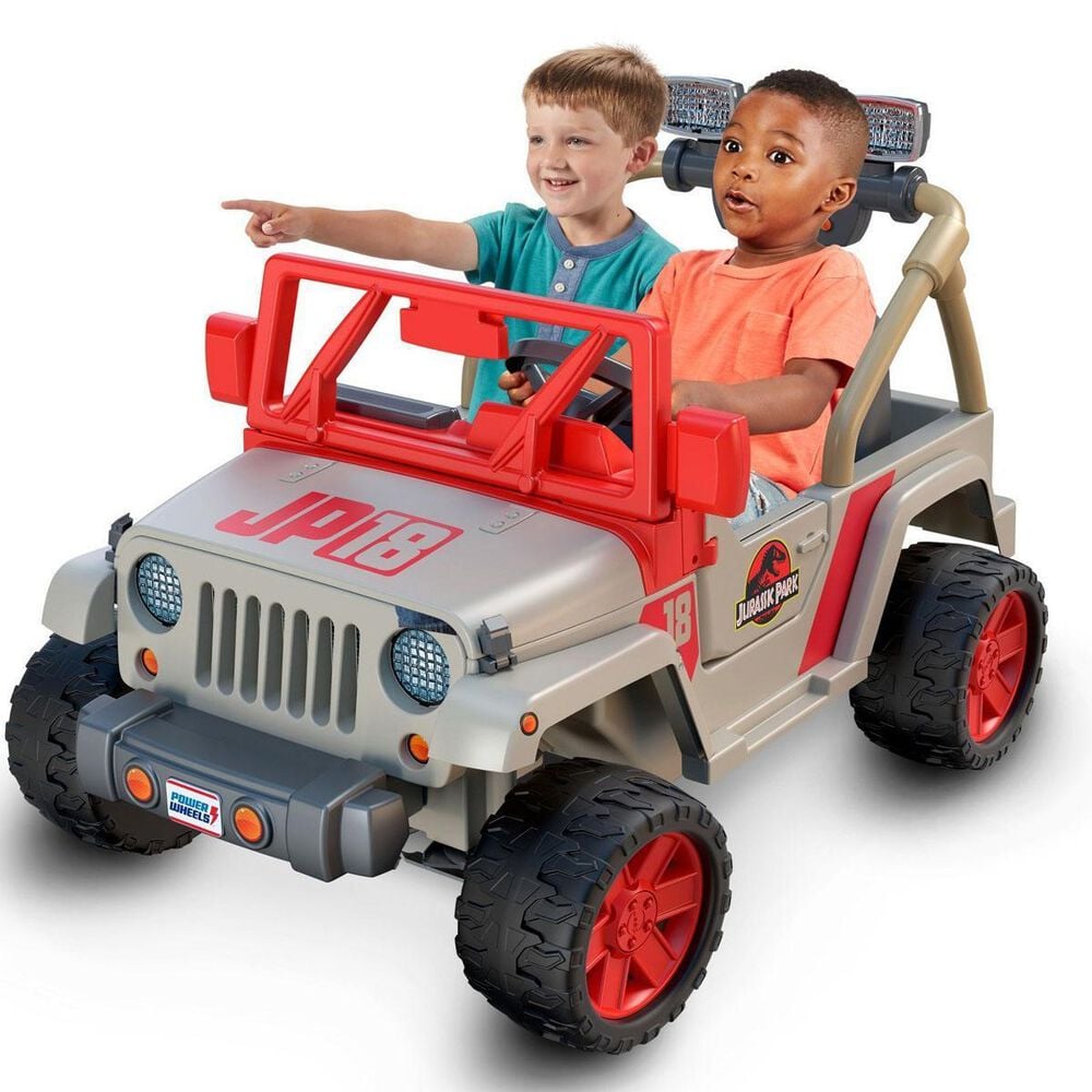 Fisher-Price Power Wheels Jurassic Park Jeep Wrangler, , large