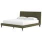 Ashley Chirason King Platform Bed in Sage Green, , large