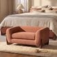 Jennifer Taylor Home Louie Alpine 36.5" Medium Sherpa Dog Sofa Bed in Spice Orange, , large
