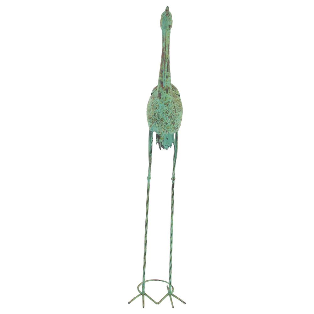 Maple and Jade Coastal Crane Garden Sculpture in Mint Green &#40;Set of 2&#41;, , large