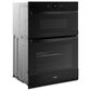 Whirlpool 27" Self-Cleaning Convection Air Fry Convection Smart Microwave Wall Oven Combo in Black, , large