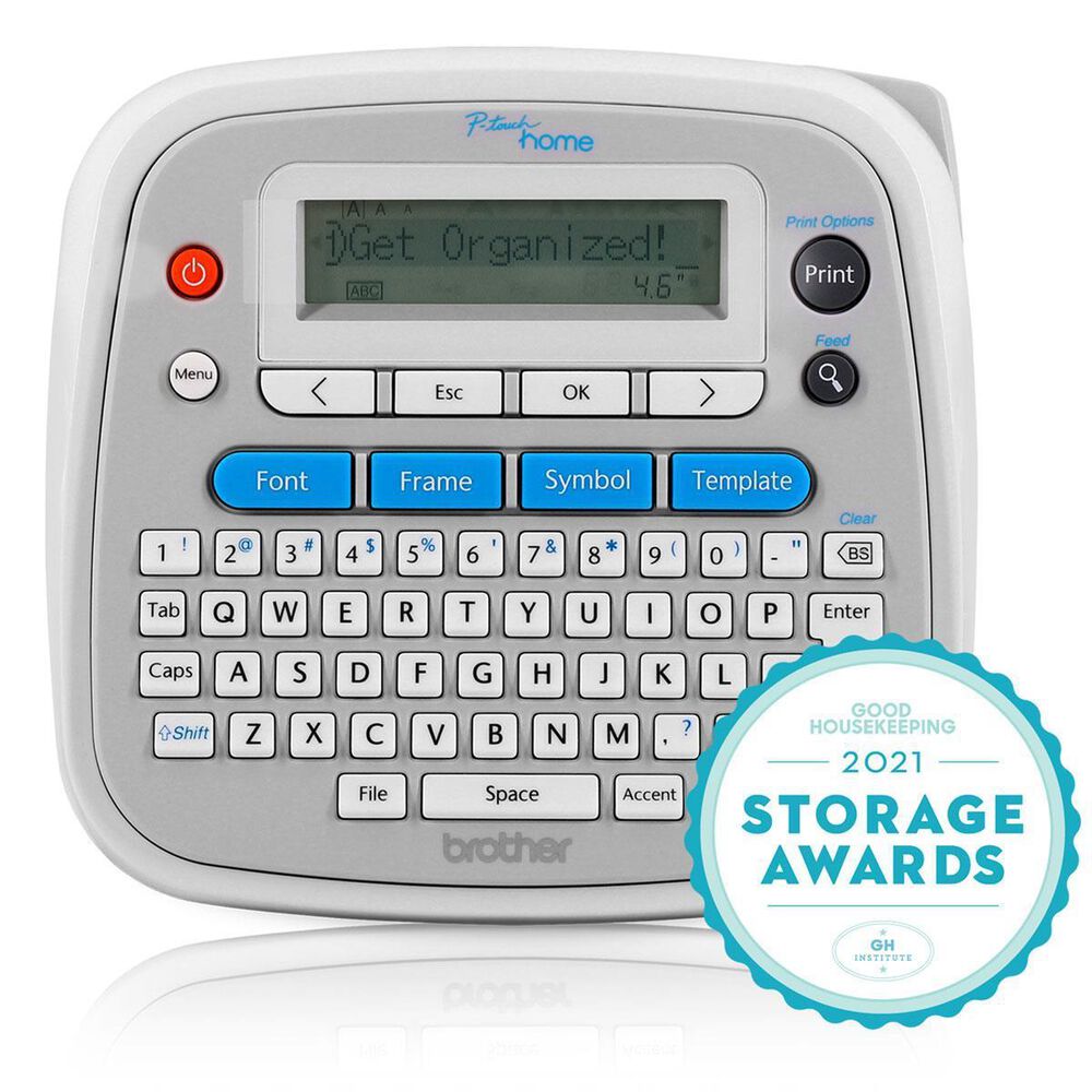 Brother P-Touch Home Personal Label Maker in White and Gray