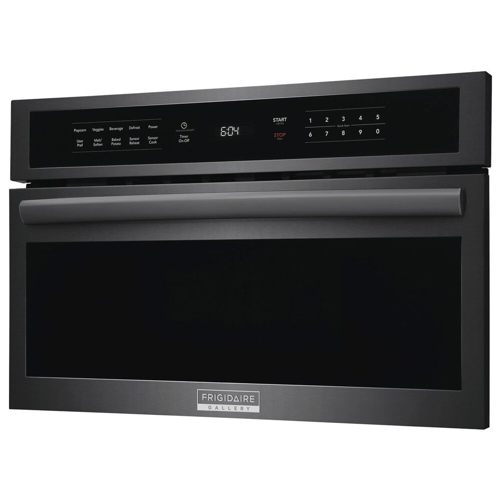 Frigidaire Gallery 1.6 Cu. Ft Built-In Microwave Oven with Drop Down Door in Black Stainless Steel, , large