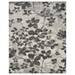 Safavieh Evoke EVK236R 10" x 14" Grey and Black Area Rug, , large