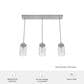 Hunter Devon Park 3-Light Linear Cluster in Brushed Nickel, , large