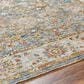 Surya Mona Lisa 10" x 14" Tan, Light Sage, Dark Blue, Mustard, Olive, Sage, Brick Red and Burgundy Area Rug, , large
