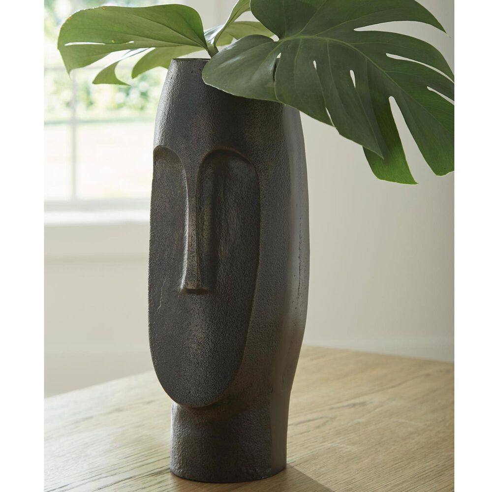 Ashley Elanman 13&quot; Vase in Antique Bronze, , large