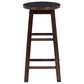 Linon Home Decor Abby 24" Counter Stool in Walnut, , large