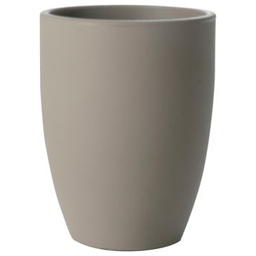 Alfresco Home Porto Tall Round Patio Planter in Taupe, , large