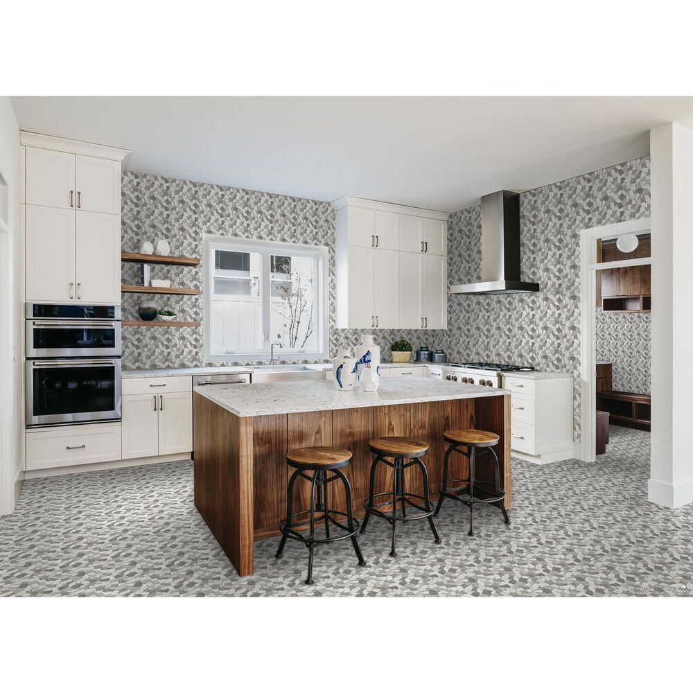 Emser Cultura Winter 12&quot; x 12&quot; Natural Stone Mosaic Sheet, , large