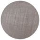 Feizy Luna 10" Round Light Gray Area Rug, , large