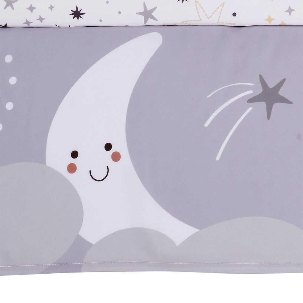 Lambs and Ivy Little Star 3-Piece Baby Crib Bedding Set in Gray, White, Yellow and Multicolor, , large