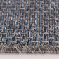 Central Oriental New Zealand Long Float 7"10" x 9"10" Granite and Ecru Area Rug, , large