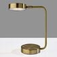 Adesso Amari Desk Lamp with Cordless LED in Antique Brass, , large
