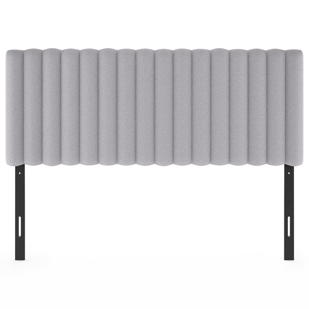 HOMLUX Roanne Full Upholstered Tufted Headboard in Glacier, , large