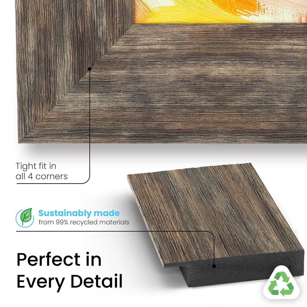Deco TV Frames Premiere 75" Frame Bezel for Samsung the Frame TV in Distressed Barnwood, , large