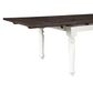 Golden Wave Furniture Mountain Retreat 7-Piece Rectangular Dining Set in Dark Mocha and Antique White, , large