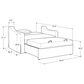 Lifestyle Solutions Haddington Convertible Loveseat in Linen, , large