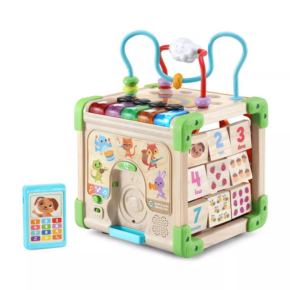 Leapfrog Touch and Learn Wooden Activity Cube, , large
